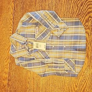 Lucky Brand Button Down long sleeve shirt - Yellow/Blue Plaid Size 2T, NWT
